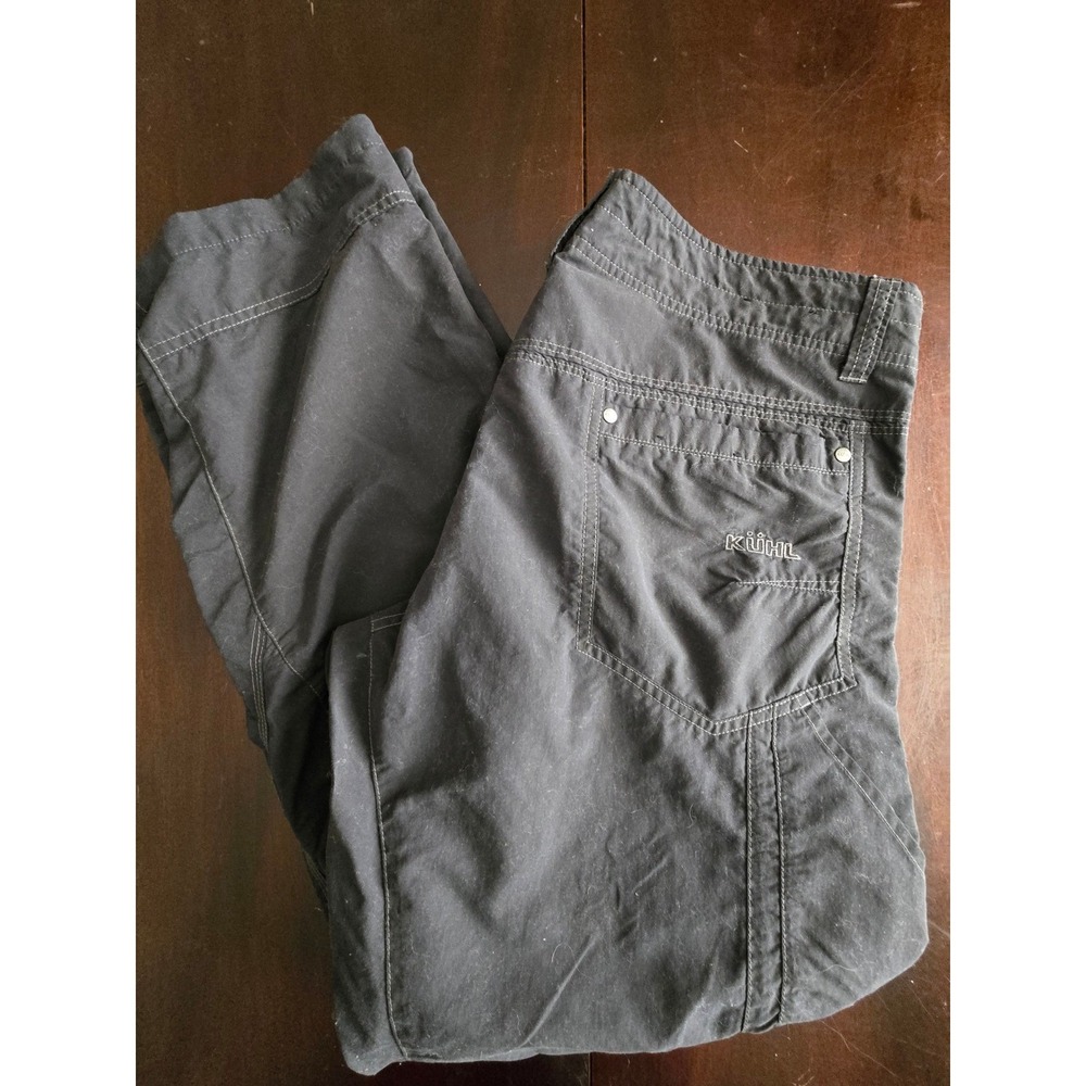 Kuhl Liberator Convertible Stealth Hiking Pants Mens 36x30 Charcoal Gray Zip Off